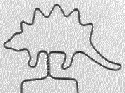 Wire Stegosaurus #70