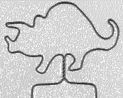 Wire Triceratops #72