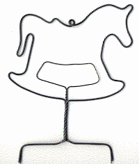 Wire Rocking Horse #78
