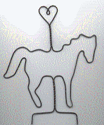 Wire Carousel Horse #97