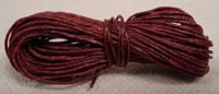 Irish Waxed Linen 4ply Country Red 25ft.