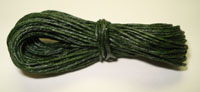 Irish Waxed Linen 4ply Emerald Green 25ft.